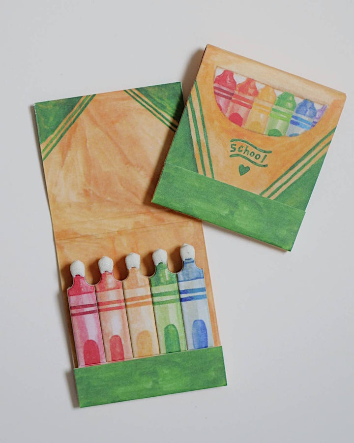 Teacher Appreciation Matchbook - 10 Illustrated Stems