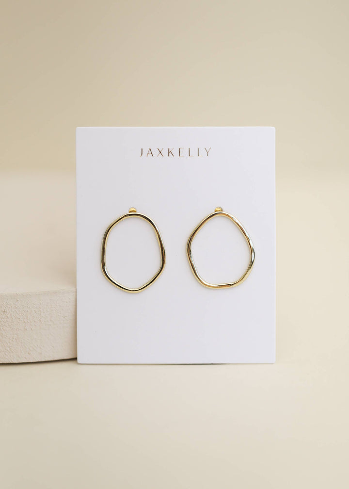 Gold Organic Hoop - Pine & Moss