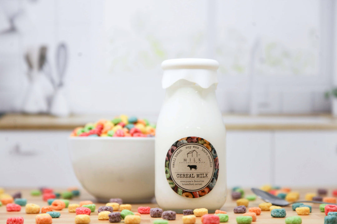 Milk Bottle Candle 13 oz: Brown Sugar & Fig