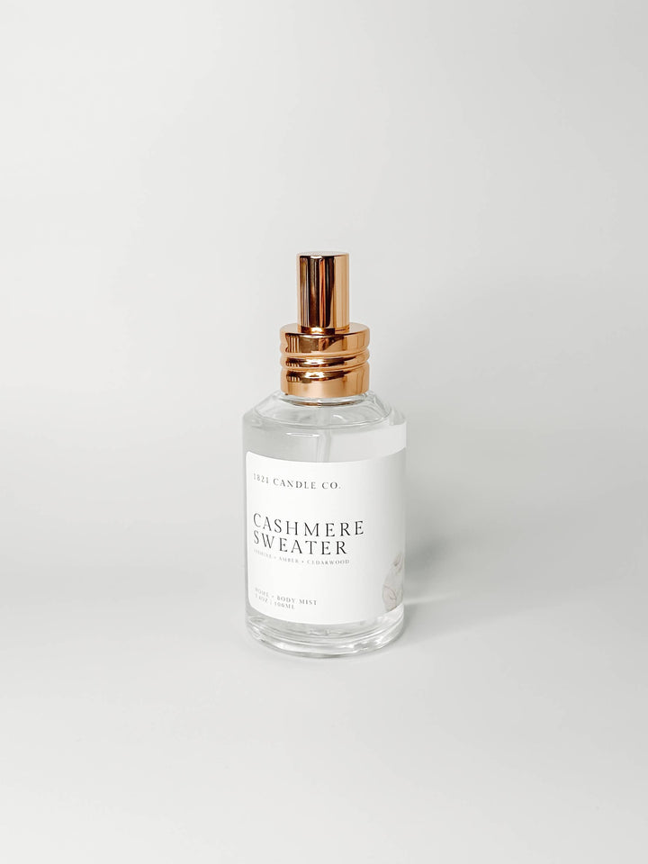 1821 Candle Co. Cashmere Sweater Home + Body Mist