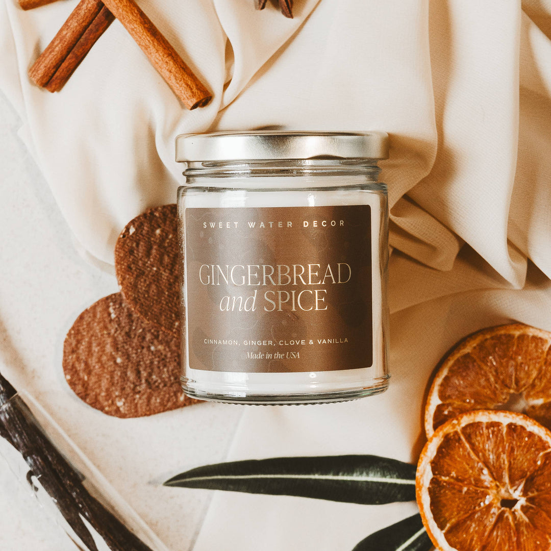 Gingerbread and Spice Soy Candle - Pine & Moss