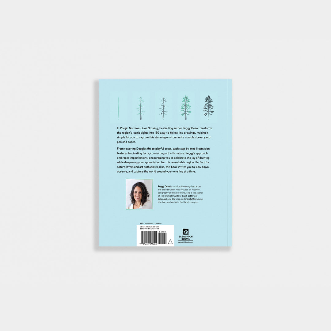 Pacific Northwest Line Drawing-How to Draw Book