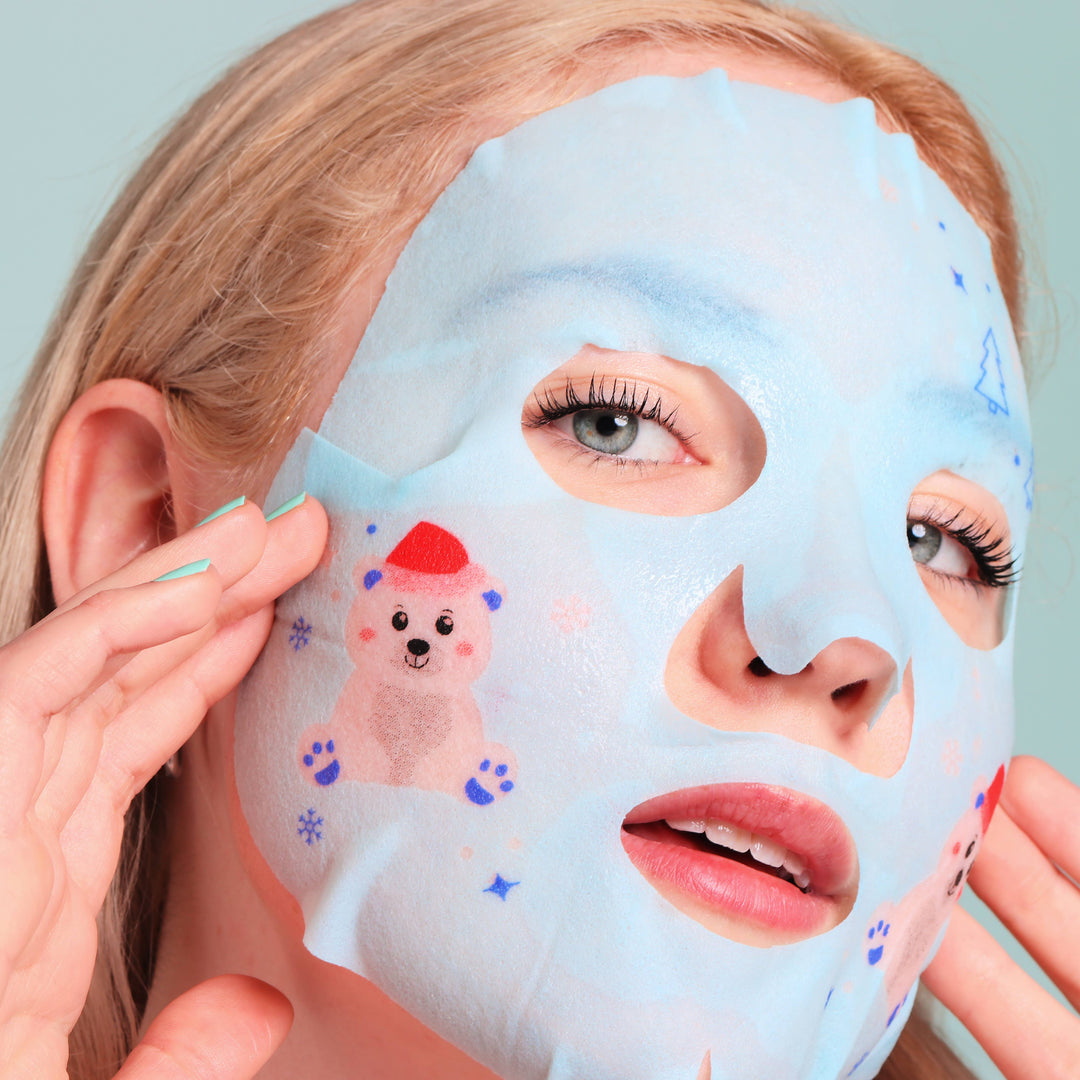 Winter Wonder Animal Facial Mask- Sold Individually