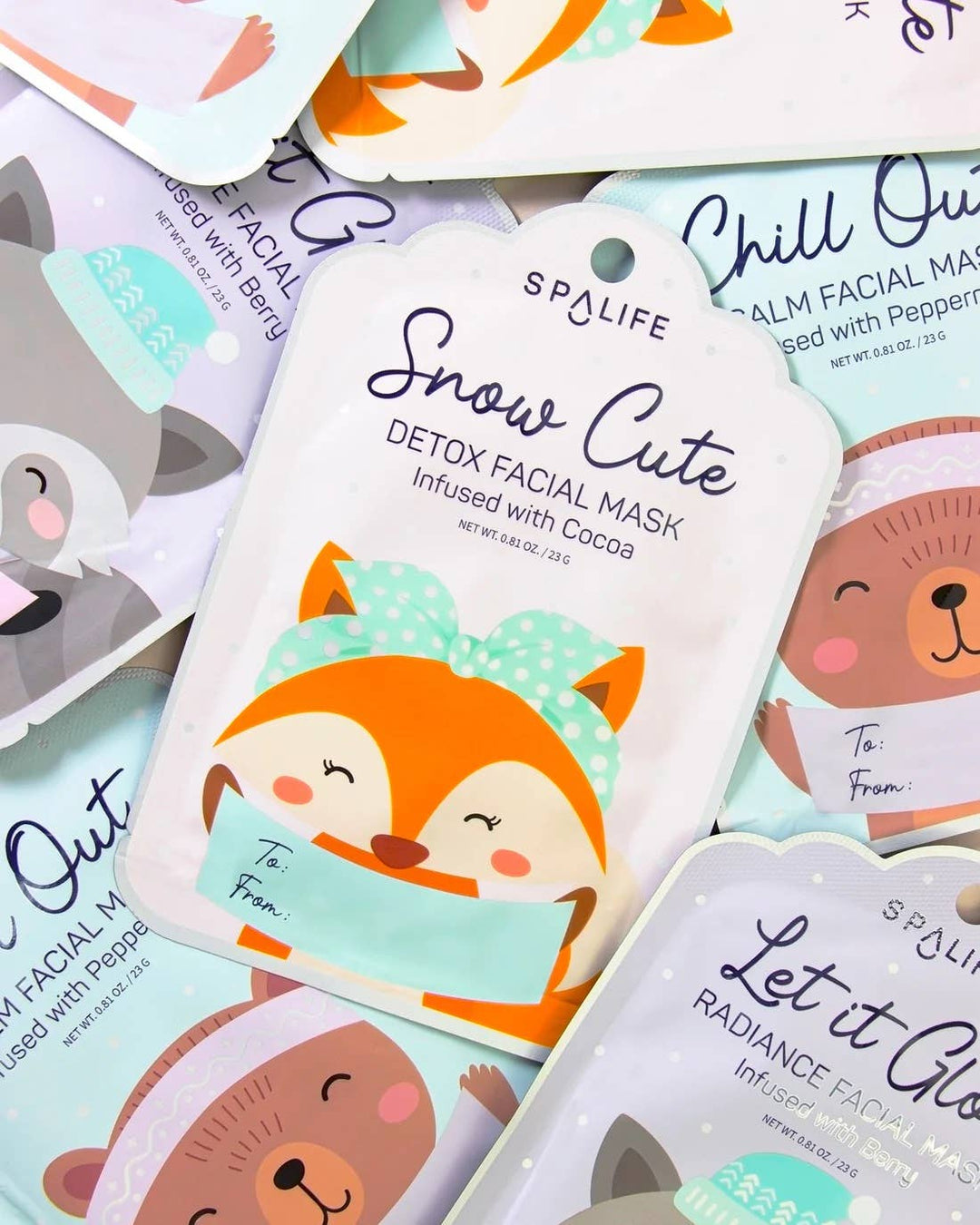 Holiday Gift Tags Facial Masks: (Three Formulas to Choose From) - Pine &amp; Moss