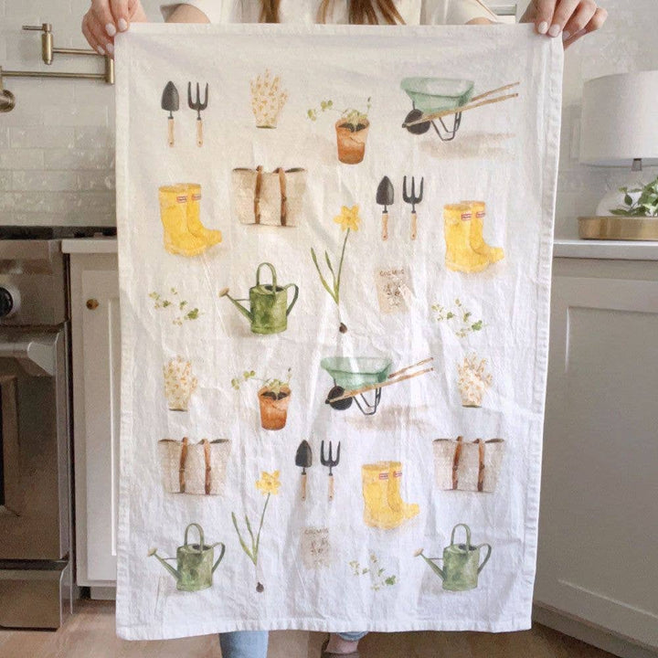 Emily Lex- Gardening Tea Towel