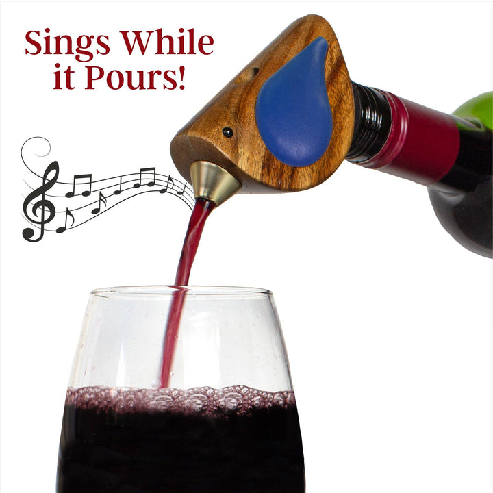 Songbird Specialties® "Singing" Wine Bottle Pourer-Blue