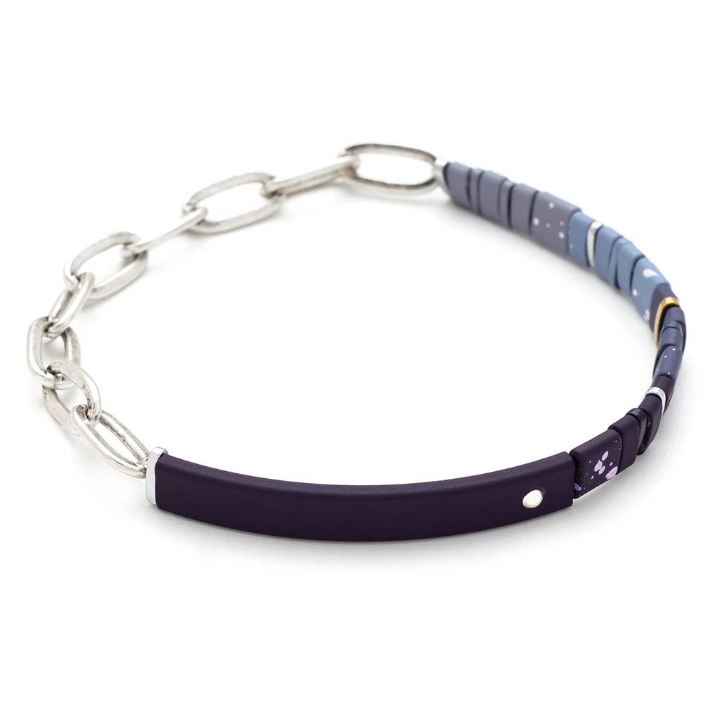 Good Karma Ombre w/Chain Bracelet - Strength & Grace Midnigh
