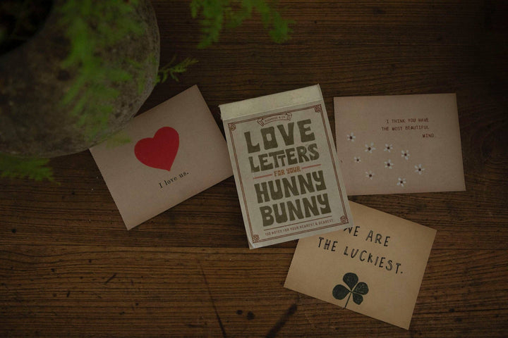 150 Love Letters for Your Hunny Bunny - Pine & Moss