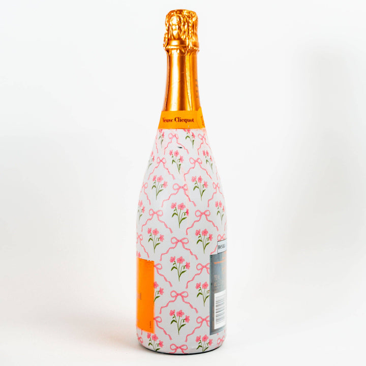 Beau Bottles Pink Bows and Blossoms - Champagne Collection - Pine &amp; Moss