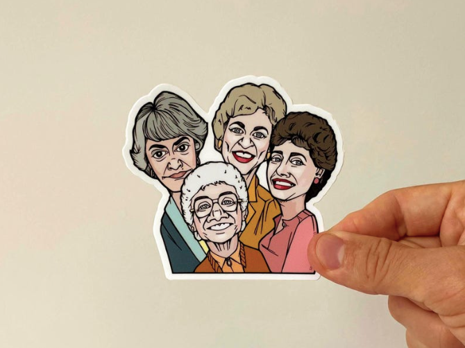 Golden Girls Sticker | Waterproof Vinyl Decal