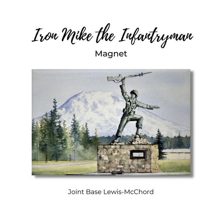Iron Mike the Infantryman, JBLM Washington Magnet