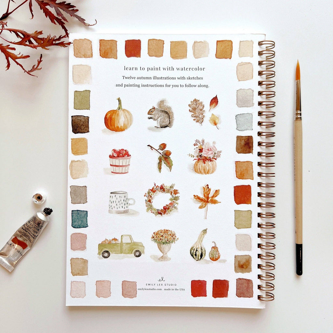 Autumn Watercolor Book - Pine & Moss