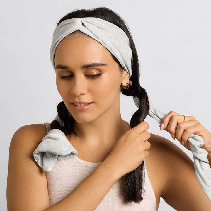 Set &amp; Flow Heatless Curling Headband - Heather Gray
