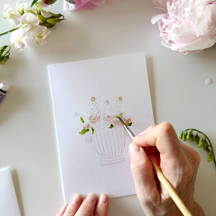 Emily Lex Studios: Bouquets paintable notecards