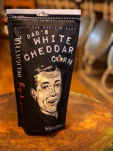 Simply Delightful Popcorn-Dad's White Cheddar 3 oz.