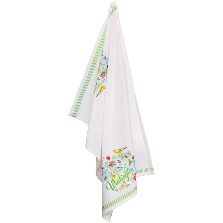 WA Washington State Collection 28" Cotton Tea Towels Set/2