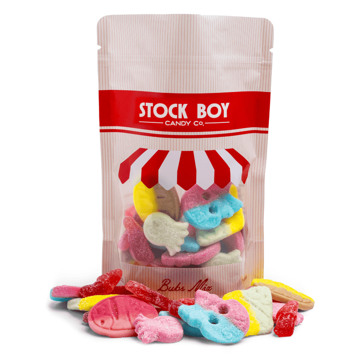Stock Boy Candy Co. Swedish Gummy Bubs Stock Boy Mix: 1/2 Pound
