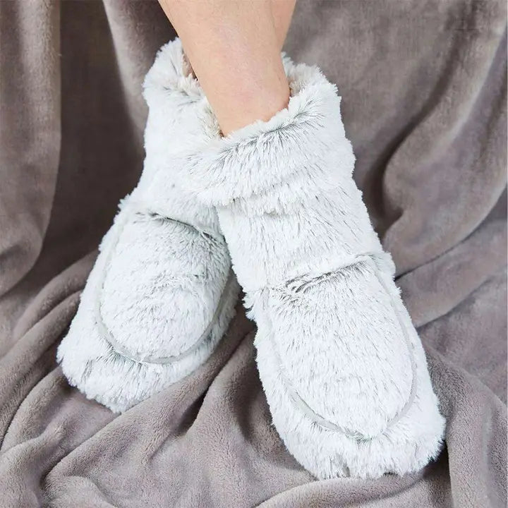 Gray Marshmallow Boots Warmies