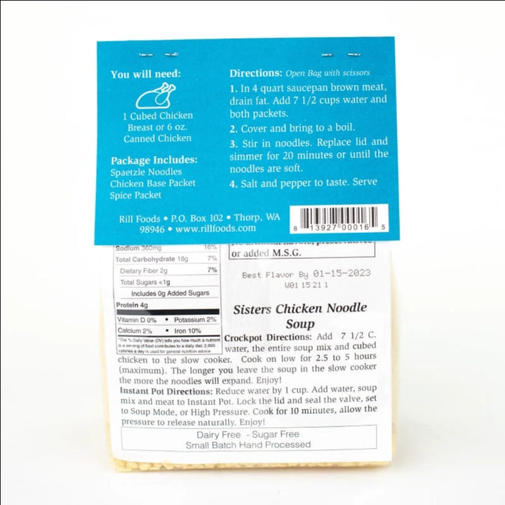 Large Sisters Chicken Noodle Soup Mix