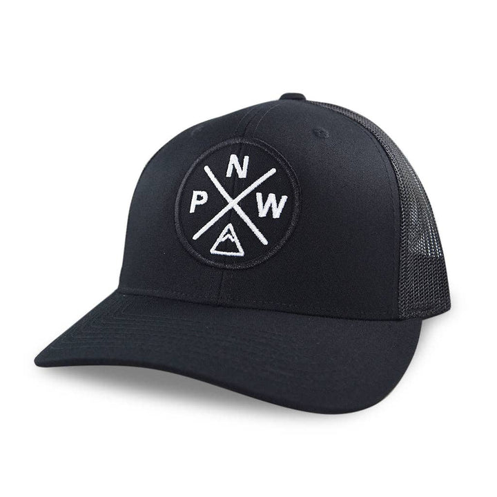 The Classic Trucker: Black/Black