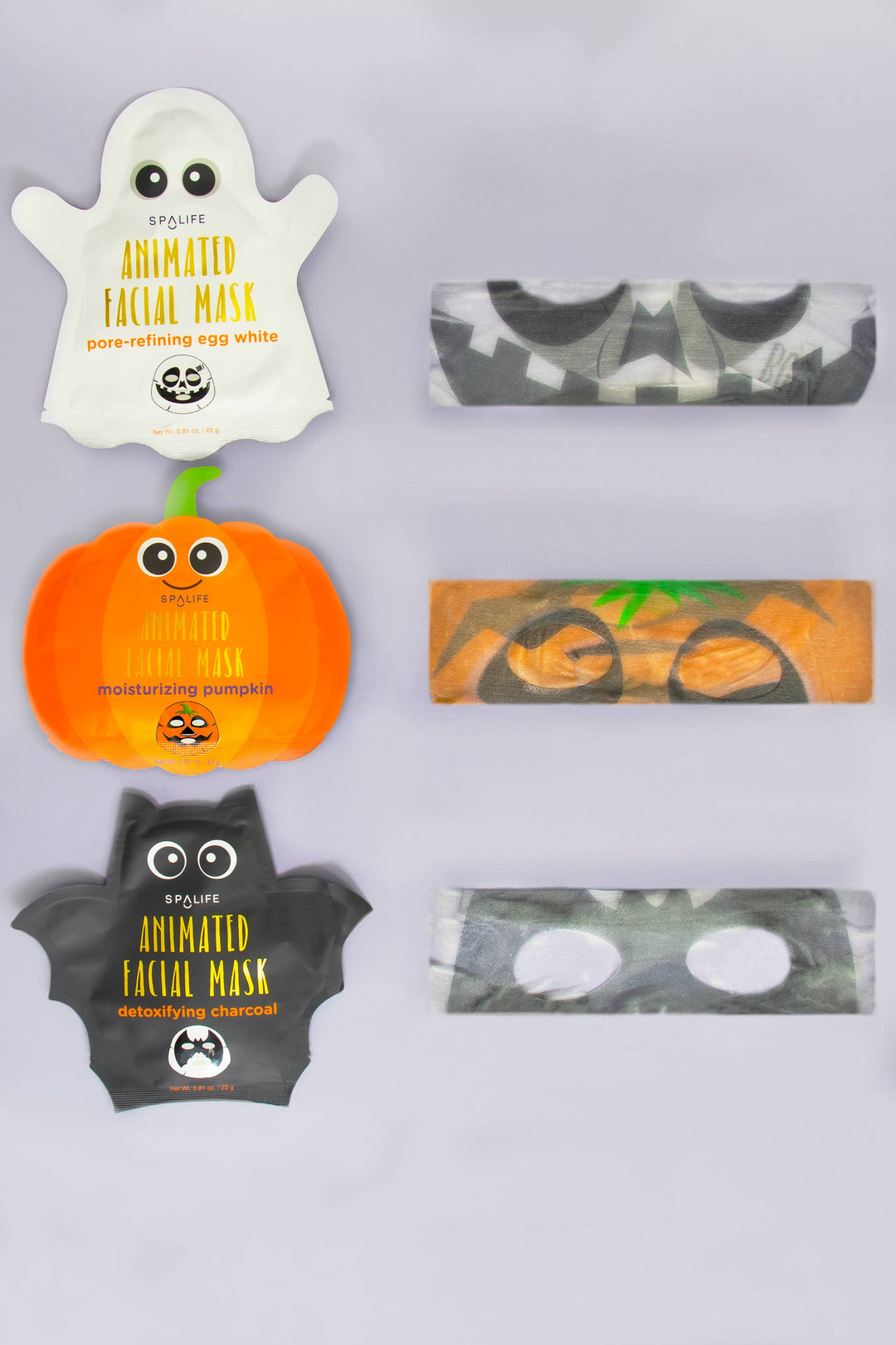Halloween Skincare Sheet Mask Pumpkin, Ghost, and/or Bat