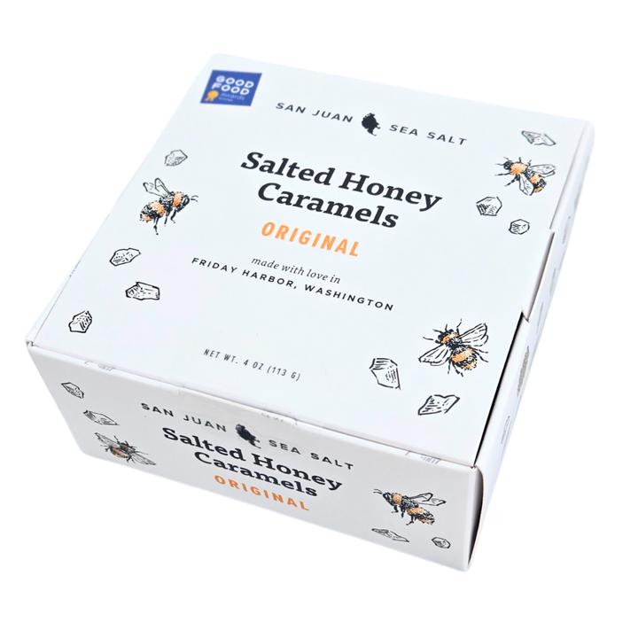 San Juan Island Sea Salt- Salted Honey Caramels