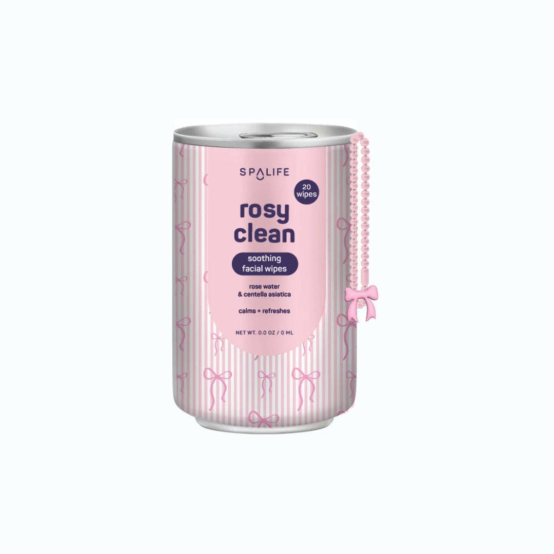 Rosy Clean Soothing Facial Wipes | 20ct