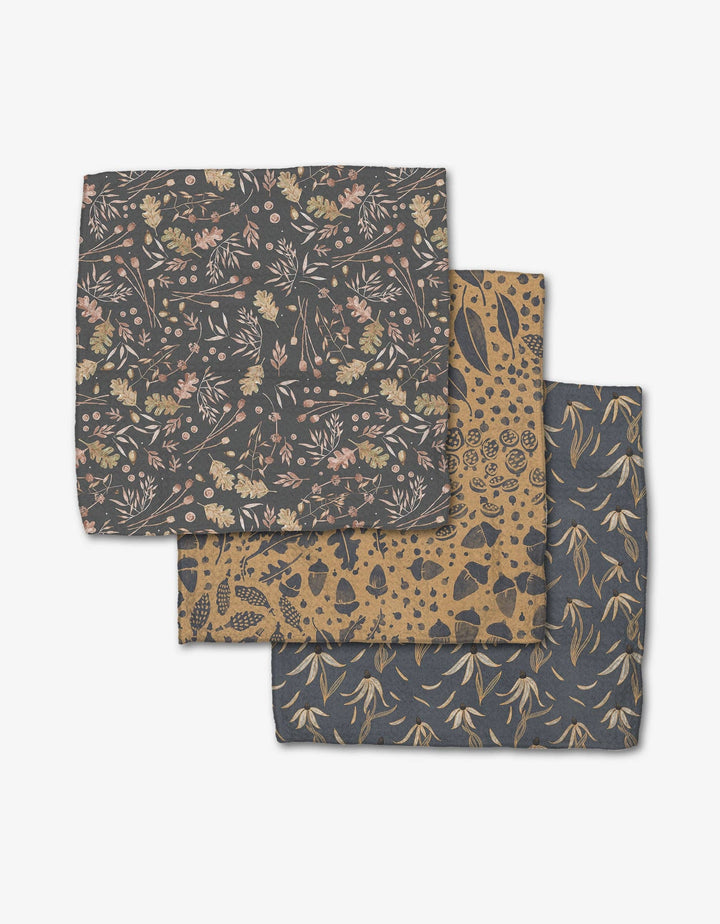Geometry Autumn Harvest Dishcloth Set