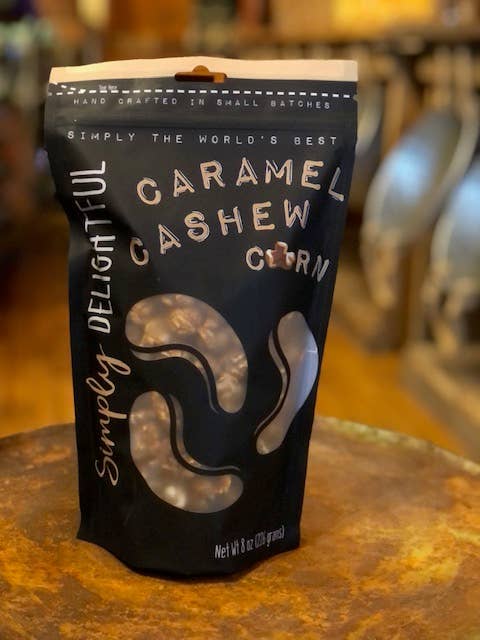 Simply Delightful Caramel Cashew Corn 8 oz