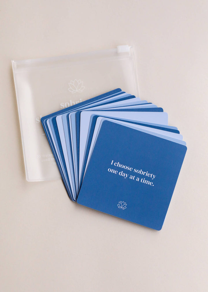 Shower Affirmation™ Display Cards - Sobriety - Pine & Moss