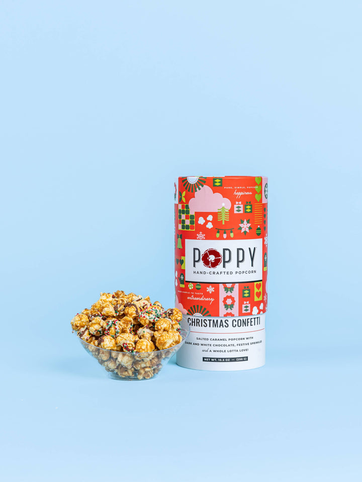 Christmas Confetti Cylinder Popcorn