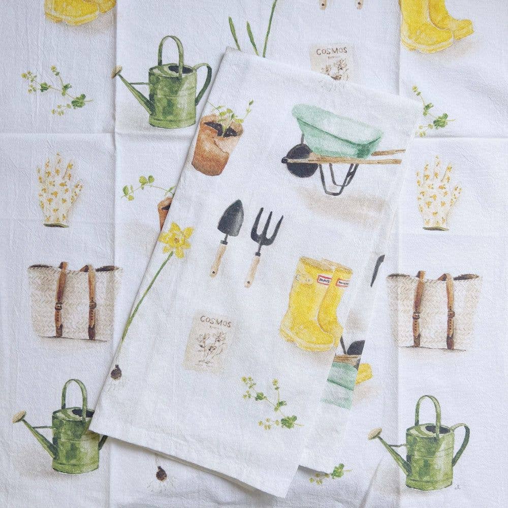 Emily Lex- Gardening Tea Towel