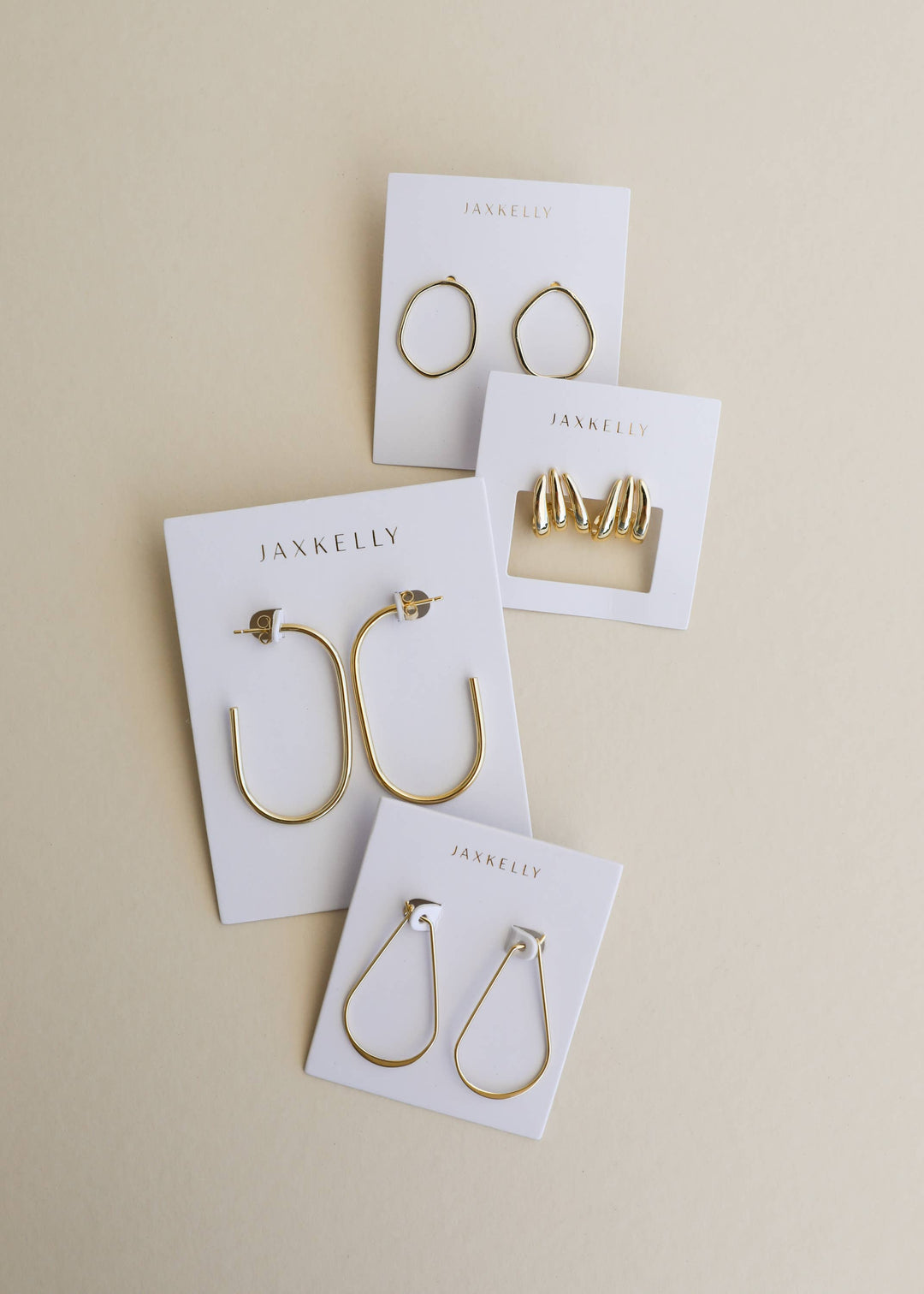 Gold Organic Hoop - Pine & Moss