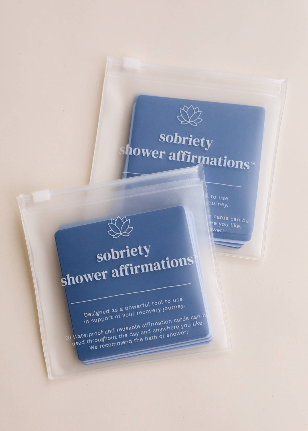 Shower Affirmation™ Display Cards - Sobriety - Pine & Moss