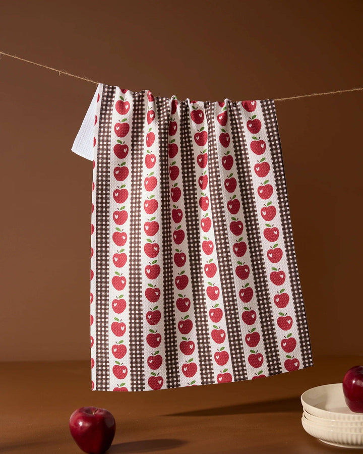 Apple Picking Day Tea Towel