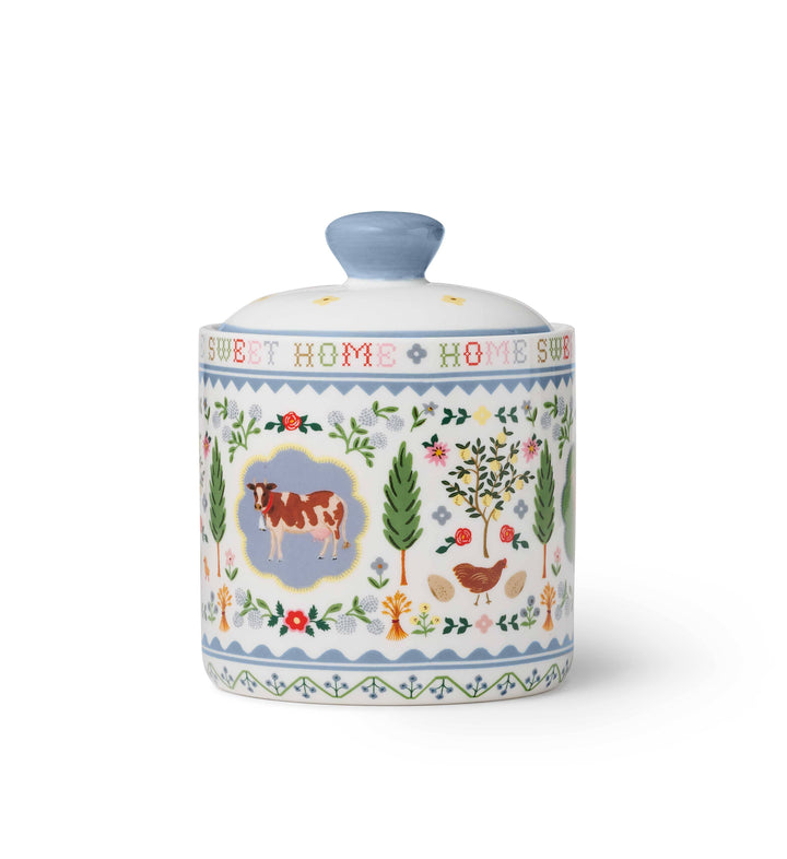 Home Sweet Home Porcelain Canister