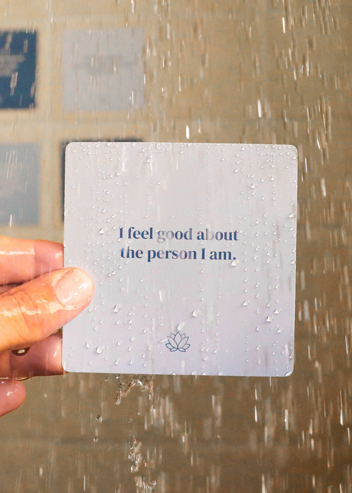 Shower Affirmation™ Display Cards - Sobriety - Pine & Moss