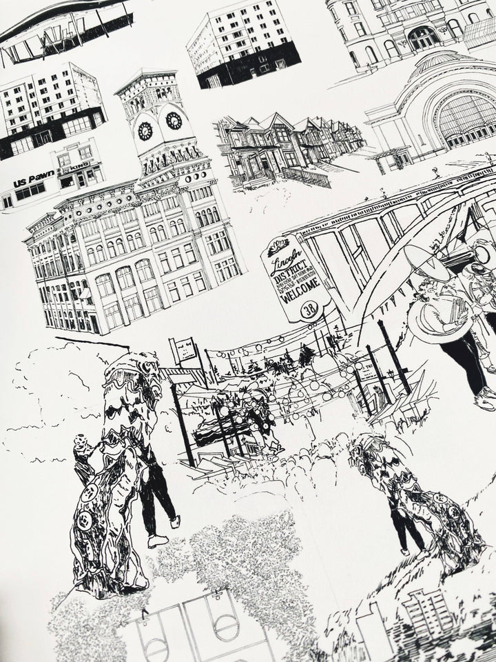 TACOMA Washington "Just Charms": PRINT