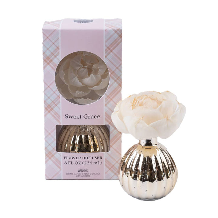 Sweet Grace Plaid Flower Diffuser