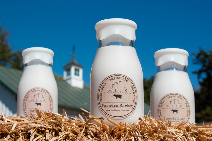 Milk Bottle Candle 13 oz: Brown Sugar & Fig