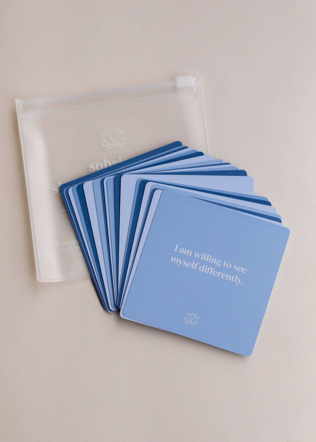 Shower Affirmation™ Display Cards - Sobriety - Pine & Moss