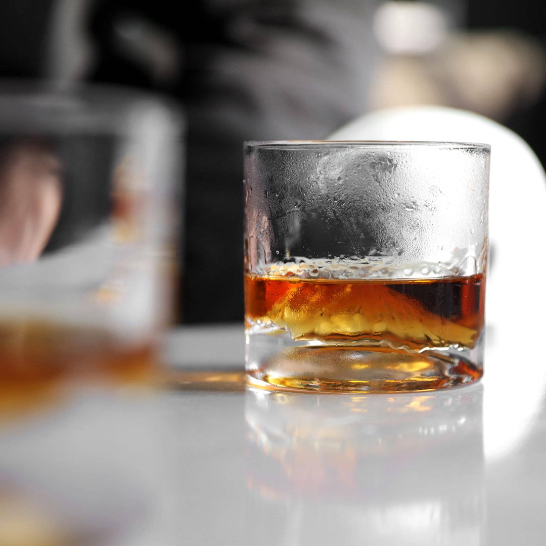 Mount Rainier Crystal Whiskey Glass — Set of 2