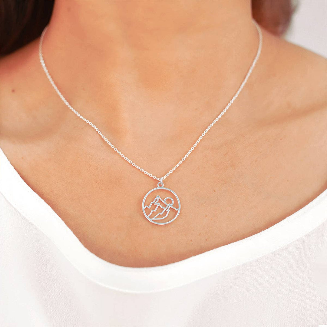 Sunrise Necklace (NA 2647) - Pine & Moss