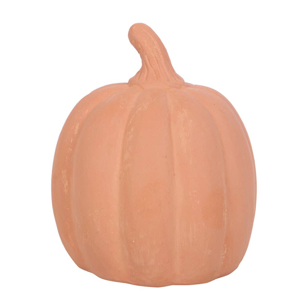 Terracotta Halloween Pumpkin Decoration- 12.5cm *Shipping unavailable