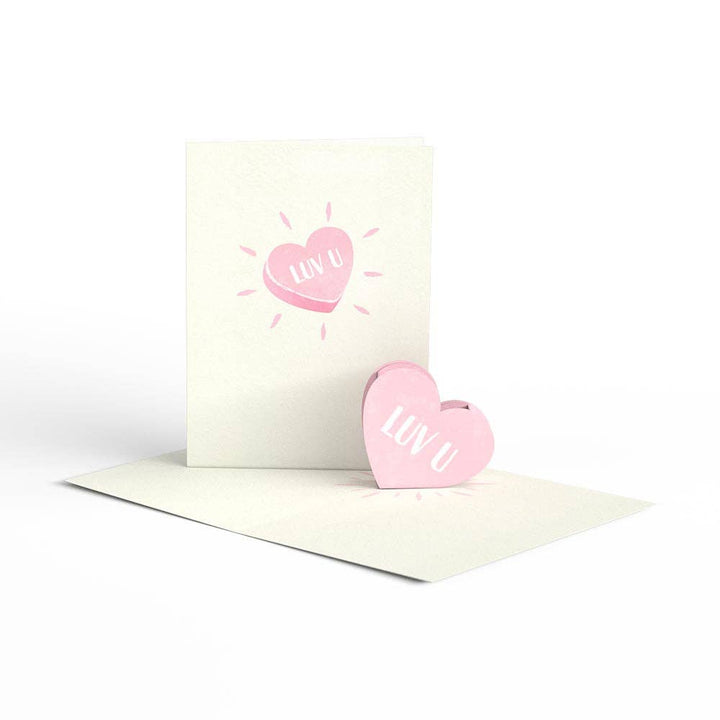 Love Hearts Pop-Up Cards Four Pack