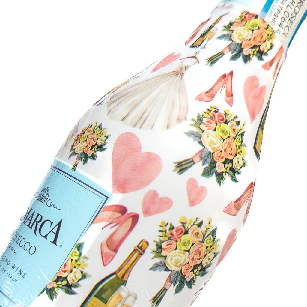 Beau Bottles Wedding Romance - MINI Prosecco Collection - Six Pack - Pine &amp; Moss
