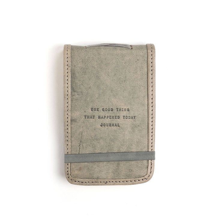 Mini One Good Thing Leather Journal - Stone