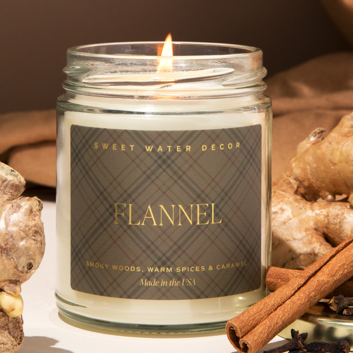 Flannel Soy Candle - Pine & Moss