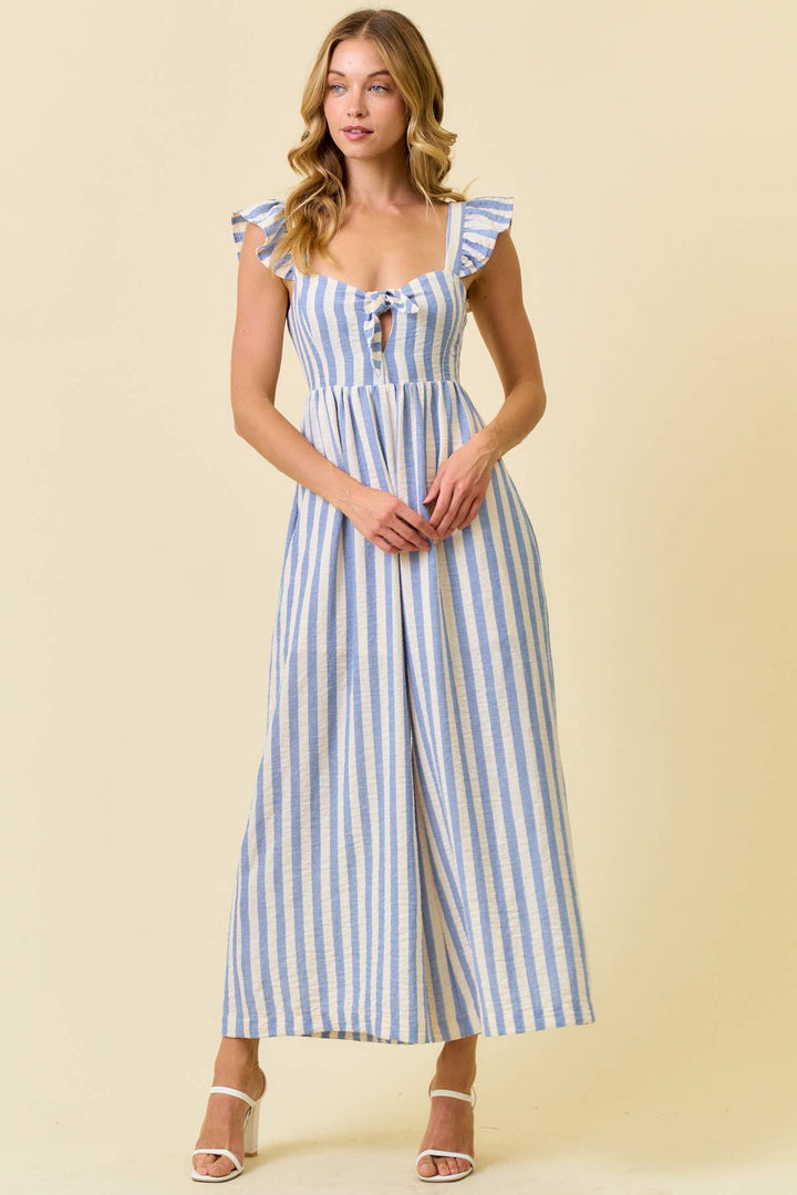 Hallie Wide Leg Culotte Jumpsuit