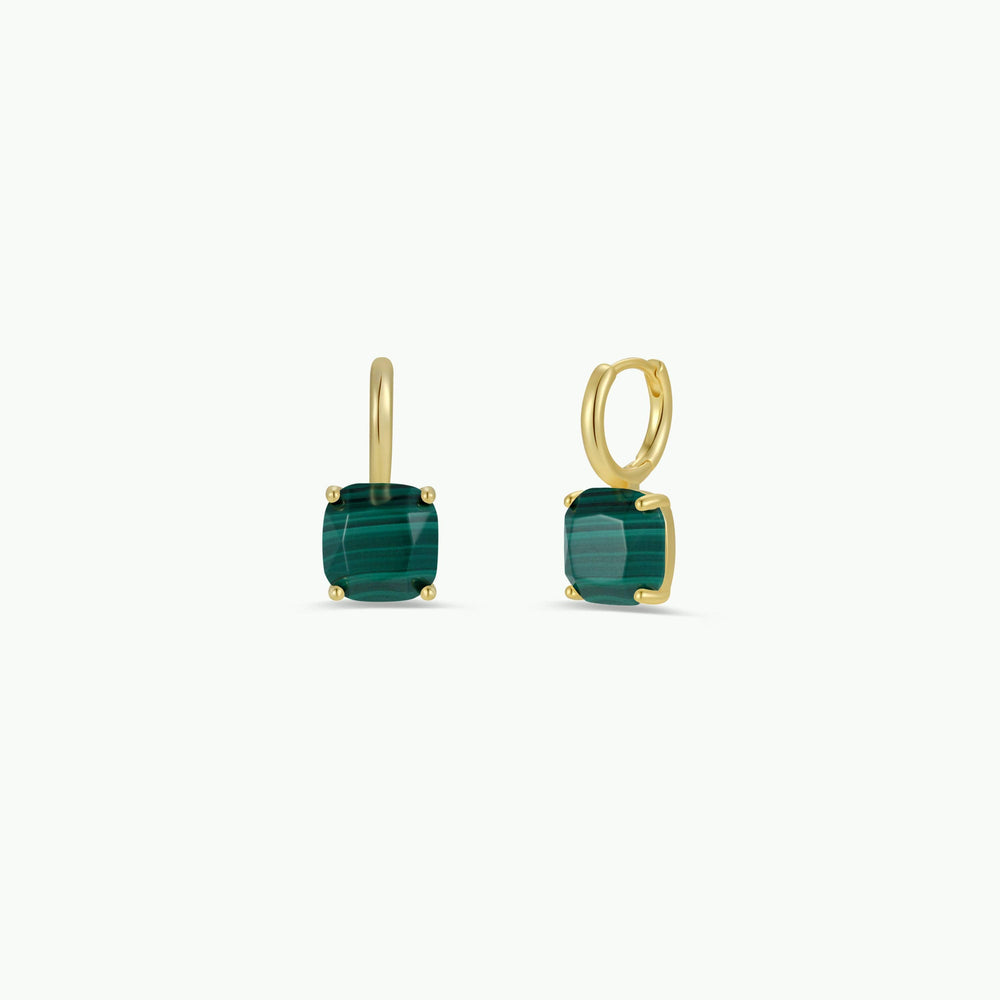 Gemstone Mini Drop - Malachite - Pine & Moss